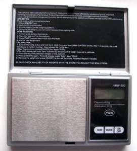   Gold/Platinum/Silver Test kit, Stone, AMW 600g Digital Pocket Scale