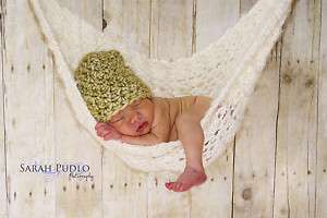 Newborn Baby Hammock Photography Photo Prop Knit Cocoon  