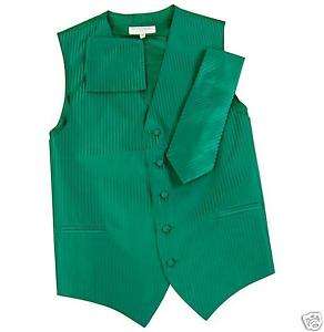 V72/ Emerald Green Tuxedo Vest Set by Vesuvio Napoli  
