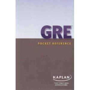  GRE Pocket Reference Books