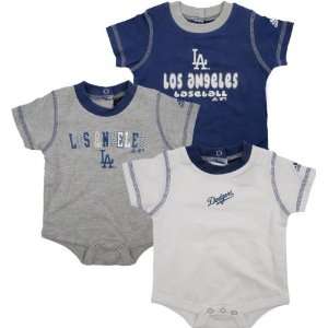  Los Angeles Dodgers Adidas 3 Piece Newborn/Infant Body 