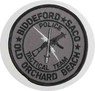 SWAT Biddeford Saco Orchard Beach POLICE TACTICAL PATCH  