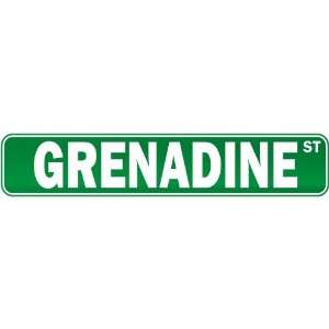   Grenadine Street  Drink / Drunk / Drunkard Street Sign Drinks Home