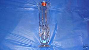 Fine Crystal Vase Gorham Czech Republic 8 1/2 Inches  