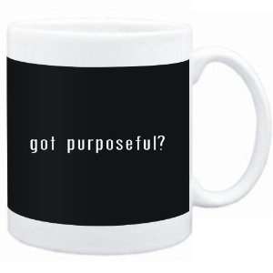  Mug Black  Got purposeful?  Adjetives