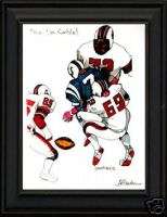 THE UNFUMBLE  Dr. Pacheco Lithograph Print   Football  