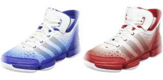 New Adidas TS Heat Check Team Signature Red / Blue White Basketball 