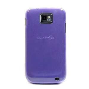  Purple Translucent Flexible TPU Case for Samsung Galaxy S 