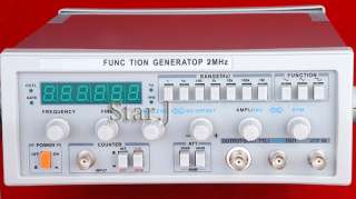 New Digital Function Signal Generator 0.1Hz 2MHz Audio  