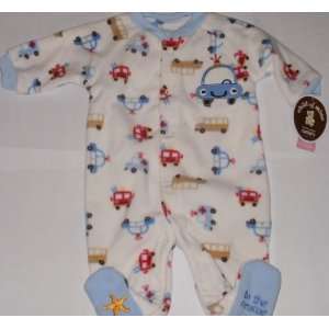   Carters Footed Pajamas Sleep & Play   0 3 Months   Police Car Baby