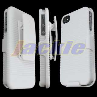 Belt Rotate Clip Holster Hard Skin Case Box Cover For Apple iPhone 4G 