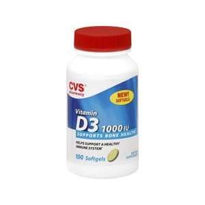  CVS Vitamin D3 1000iu Softgels