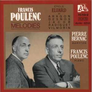  Melodies Poulenc, Bernac Music