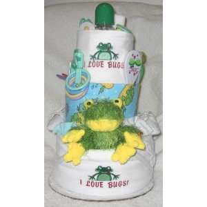  3 Tier Froggy Baby Diaper Cake Baby