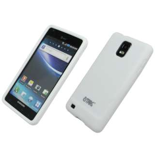 for Samsung Infuse 4G White Case Skin+SP+Car Charger 886571122019 