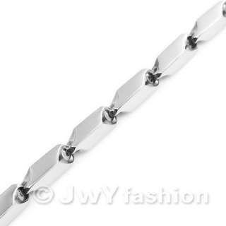 MENS 316L Silver Stainless Steel Necklace Links Chain  