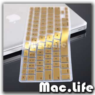 METALLIC GOLD Silicone Keyboard Cover for Macbook Pro  