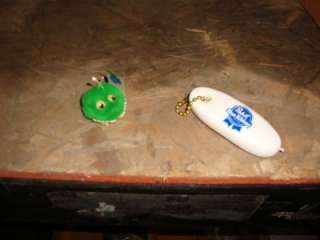 PABST BLUE RIBBON BOAT KEY CHAIN AND GREEN MONSTER RARE  