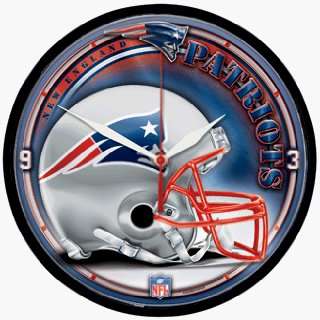   New England Patriots Team Logo Wall Clock *SALE*
