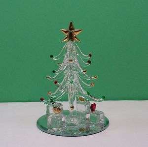  decorations this listing is for a miniature glass christmas tree 
