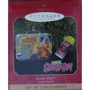  Scooby Doo Hallmark Christmas Ornament (2) Pc Lunch Box 