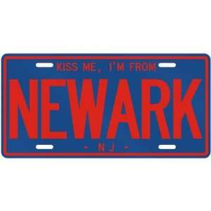  NEW  KISS ME , I AM FROM NEWARK  NEW JERSEYLICENSE PLATE 