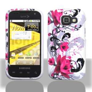 Purple Flower Hard Case Cover Samsung Transform M920  