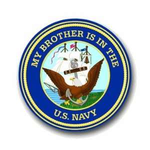  US Navy Pride Brother Decal Sticker 3.8 