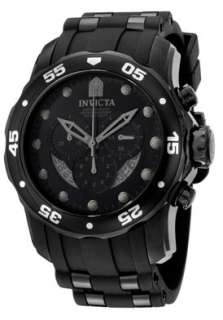 Invicta Watch 6986 Mens Pro Diver Chronograph Black Polyurethane 