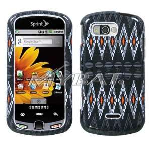 SAMSUNG M900 (Moment) Digital Argyle Black Phone Protector Cover