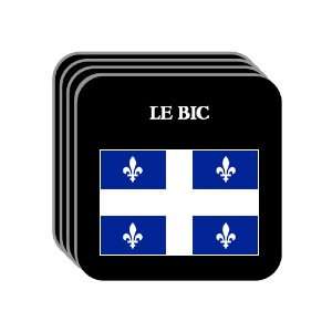  Quebec   LE BIC Set of 4 Mini Mousepad Coasters 