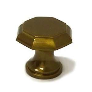  Colonial bronze small octagon knob in light statuary 