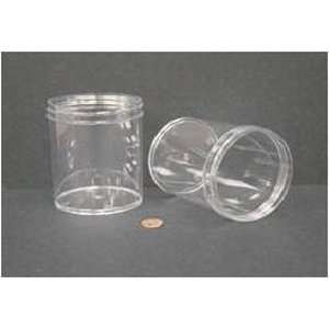  Jar, Wide Mouth, 480mL (16oz), PS, 89mm Opening, 3 1/8 x 4 