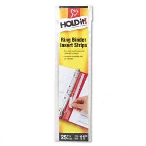  HOLDit Self Adhesive Multi Punched Binder Insert Strips 
