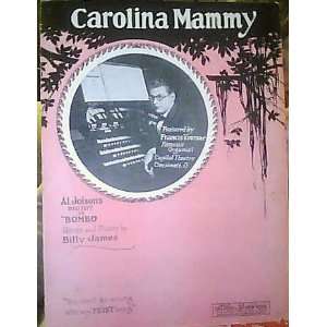  Carolina Mammy. Sheet Music Billy James Books