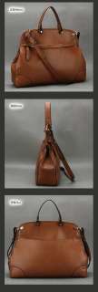Top quality Real Leather Handbag Cross Body Bag England Vintage Style 