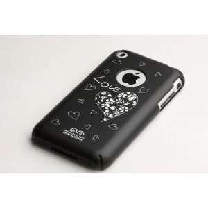   Case   Black with Love Tattoo (Cozip Brand) Made in Korea Electronics