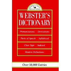  Websters Dictionary (0045863186409) Rh Value Publishing 