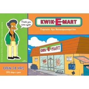  Simpsons Kwik E Mart Sticker S SIM 0112 Toys & Games