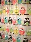 Shower Curtain Love n Nature Owl 70 in x 72 in +Shower Hooks New