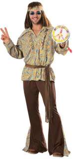 Mod Marvin Adult 60s 70s Hippie Costume  