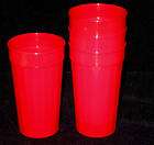 10 TUMBLERS   PLASTIC DRINKING GLASSES   MADE IN USA    