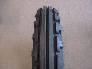 TWO 6.00 16 Vintage Tread Front Tractor Tires & Tubes  
