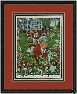 Alabama Football The Bama Legend framed print  