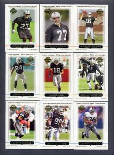 2003 2005 06 2008 Topps Complete Factory Football Set  
