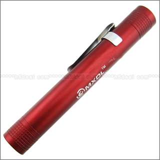 watt Mini 3w Led Flashlight Torch Lamp 7119 Red  