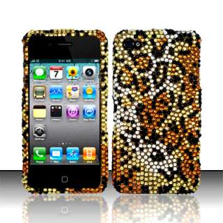 BLING Hard SnapOn Phone Protector Cover Case FOR Apple IPHONE 4 4S 