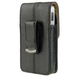   Executive Vertical Leather Belt Clip Carrying Case  