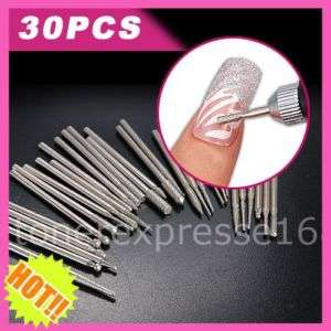 30pcs Professional Nail Art Drill Bits Polishing Pen  