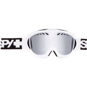  Spy Optic White Targa II Snow Racing Snowmobile Goggles 